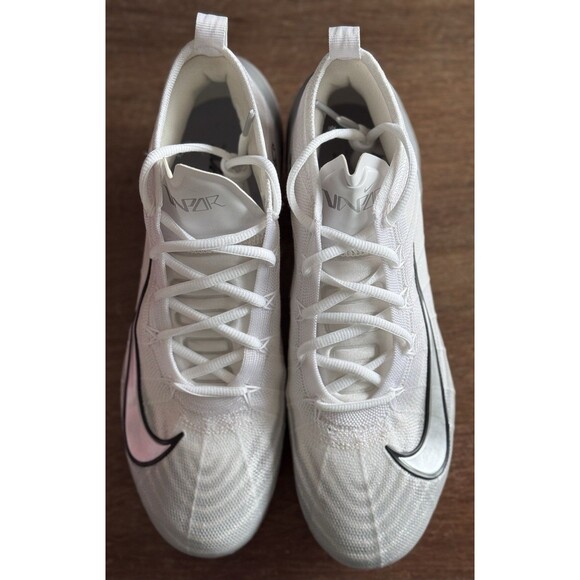 Men’s Size 9 Nike Zoom Air Vapor Elite 1 Football Cleats White FB3288-100 NWOB main image 4
